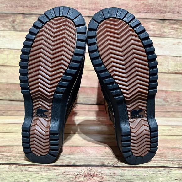 Sorel Brown Leather Tivoli Pull Up Boots - Picture 7 of 9